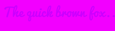 Image with Font Color CC00FF and Background Color F200FF